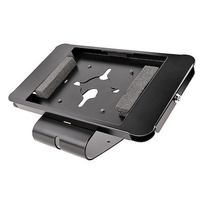 STARTECH Secure Tablet Stand for 10.5in Tablets, Steel, Black