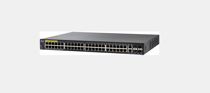 Cisco SF350-48MP 48-Port 10/100 PoE Managed Switch (Remanufactured)