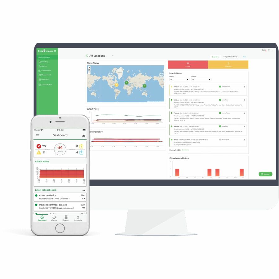 Licence APC EcoStruxure IT Expert 250 nœuds 3 ans