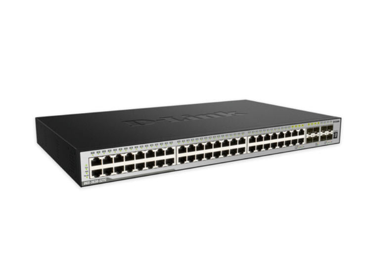 The D-LINK DGS-3630-52TC/SI is a 52-port, Layer 3 fully managed Gigabit switch designed for high-performance enterprise networking. With support for up to 10 Gbps data transfer rates and an array of versatile port configurations, it's a reliable solution for scalable and secure network infrastructures.
