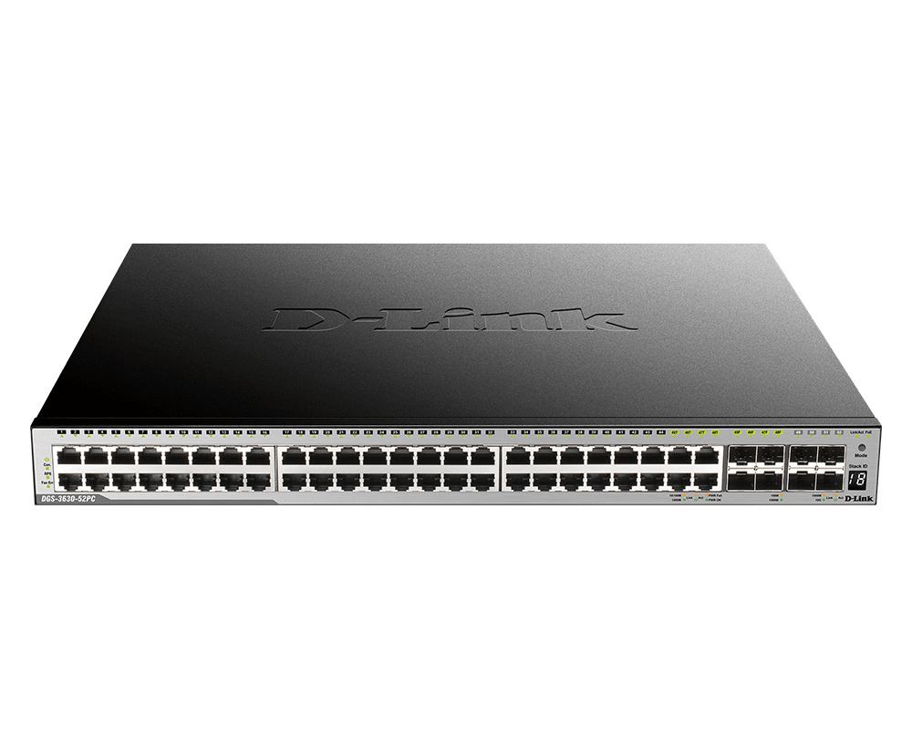 Commutateur Gigabit empilable L3 52 ports D-LINK série DGS-3630