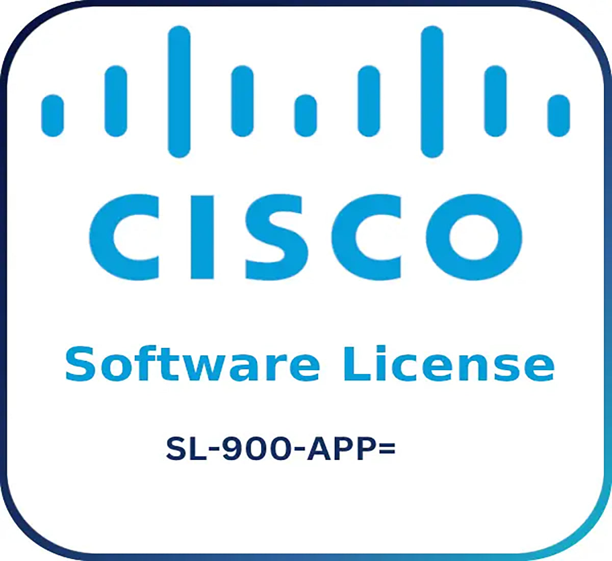 Licence Cisco SL-900-APP= AppX pour routeurs de la série ISR 900
