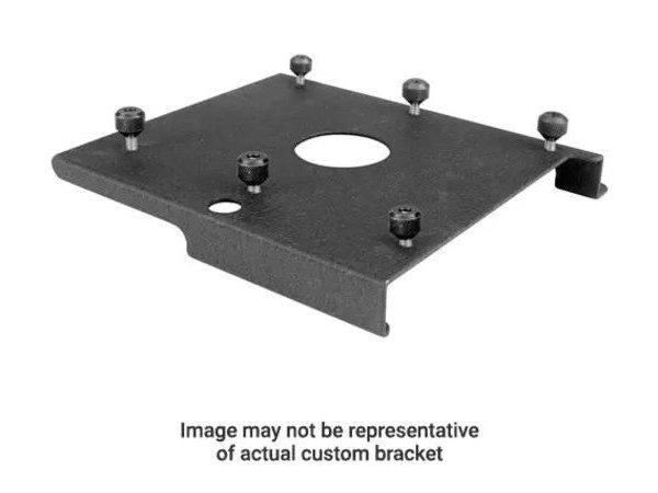 The CHIEF SLB366 is a custom projector accessory mount in black, designed to seamlessly integrate with compatible projector systems. Manufactured in the United States and compliant with TAA standards, it delivers reliability and government-ready assurance. Ideal for professional AV installations, it ensures secure, streamlined projector mounting.
