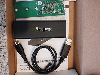 StarTech M.2 SATA SSD USB 3.0 Enclosure (SM2NGFFMBU33)