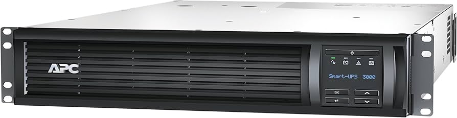 APC Smart-UPS 3000VA LCD RM 2U 120V, Line-Interactive
