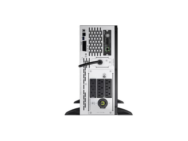 The APC Smart-UPS X 2000VA delivers powerful line-interactive power protection for servers, switches, and network devices with 1800W output capacity and a compact short-depth 4U rack/tower convertible design. It includes TAA compliance, extended runtime options, and versatile NEMA outlet connections, making it ideal for government and enterprise environments. With built-in network management capability and robust construction, this UPS ensures mission-critical uptime where space and efficiency are vital.