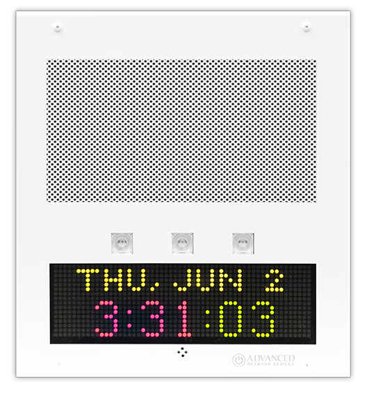 Horloge IP Cisco AND de grande taille avec écran multicolore et haut-parleur de 8 pouces