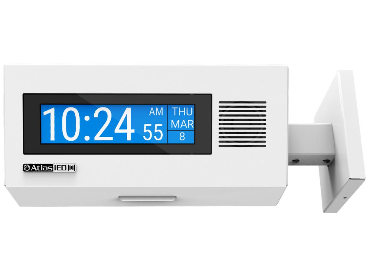 The Cisco Atlas PoE+ Dual Sided LCD with Loudspeaker is a SIP-enabled network endpoint designed for wall or ceiling mounting. Supporting Fast Ethernet and compliant with PoE+ standards, it features dual-display functionality and wide audio codec compatibility, making it ideal for enterprise communication and public address systems. With 60 months of manufacturer support and TAA compliance, it ensures long-term deployment viability.