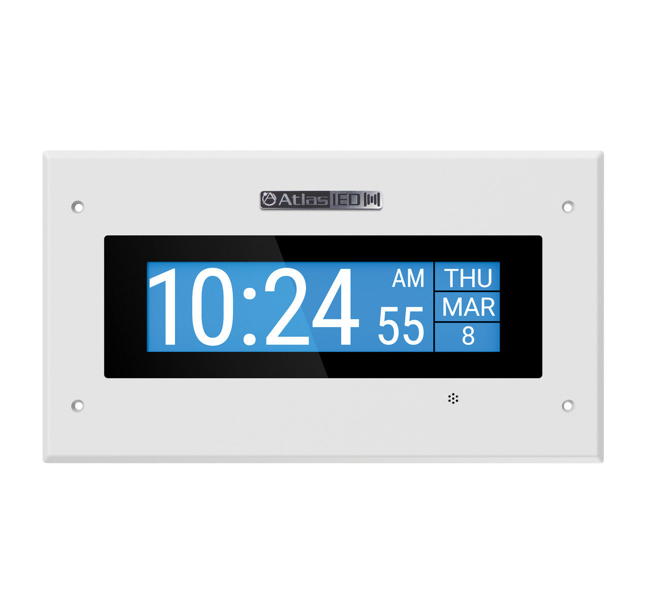 Écran LCD mural CISCO ATLAS IP-DM avec micro, PoE+, blanc