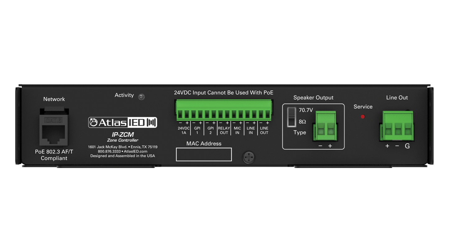 Passerelle IP vers analogique Cisco ATLAS POE+ avec amplificateur et microphone