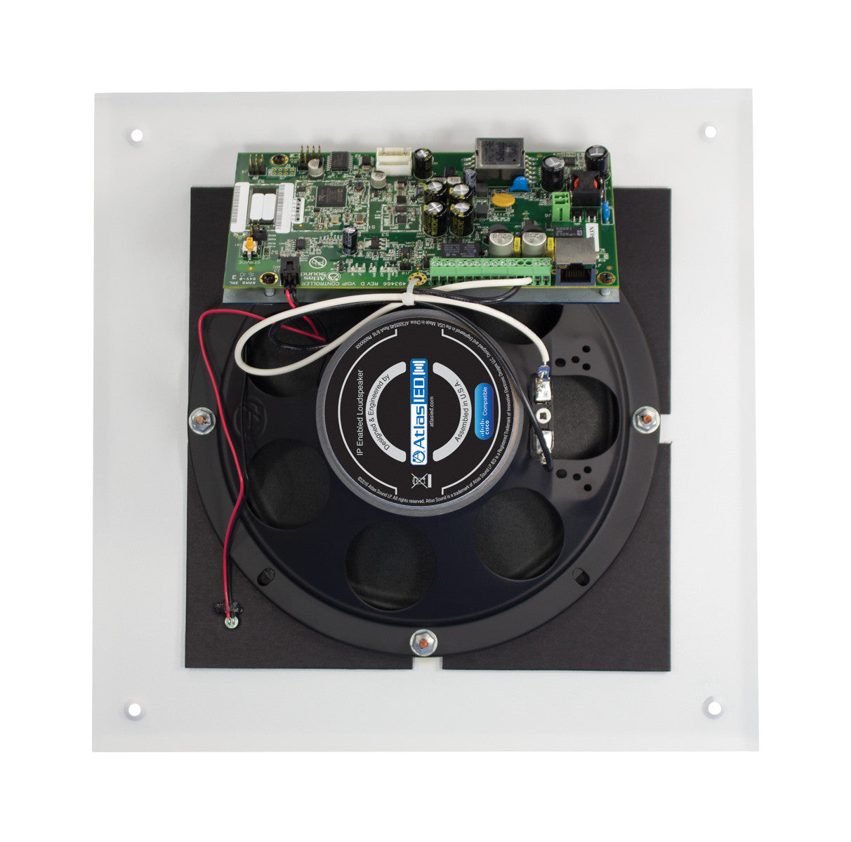Système de haut-parleurs IP Cisco Atlas 8 PoE+ avec micro et LED