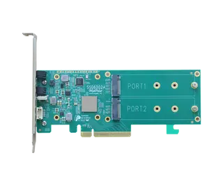 Contrôleur RAID HighPoint SSD6202A PCIe 3.0 x8 double M.2 NVMe