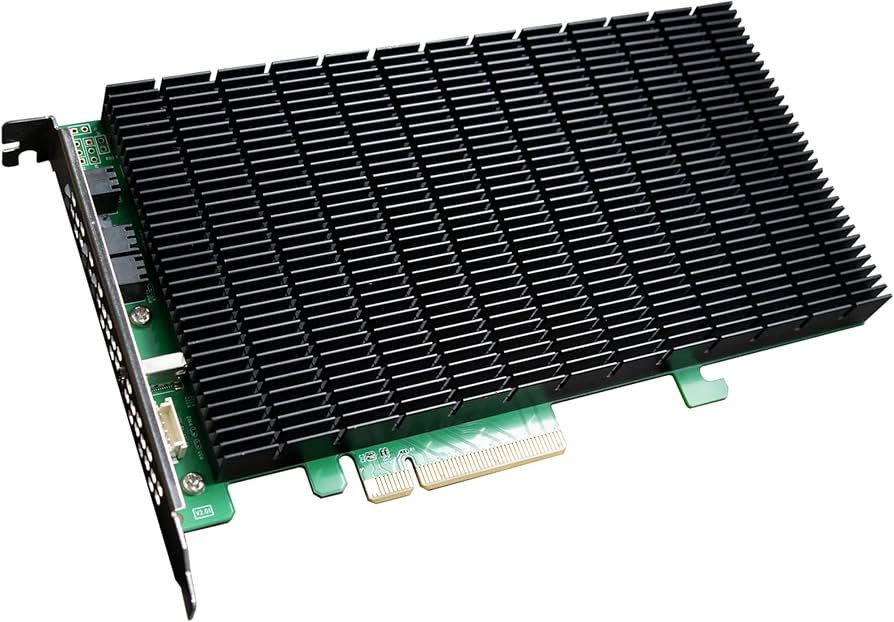 HighPoint SSD6204A PCIe 3.0 x8 4x M.2 NVMe RAID Controller