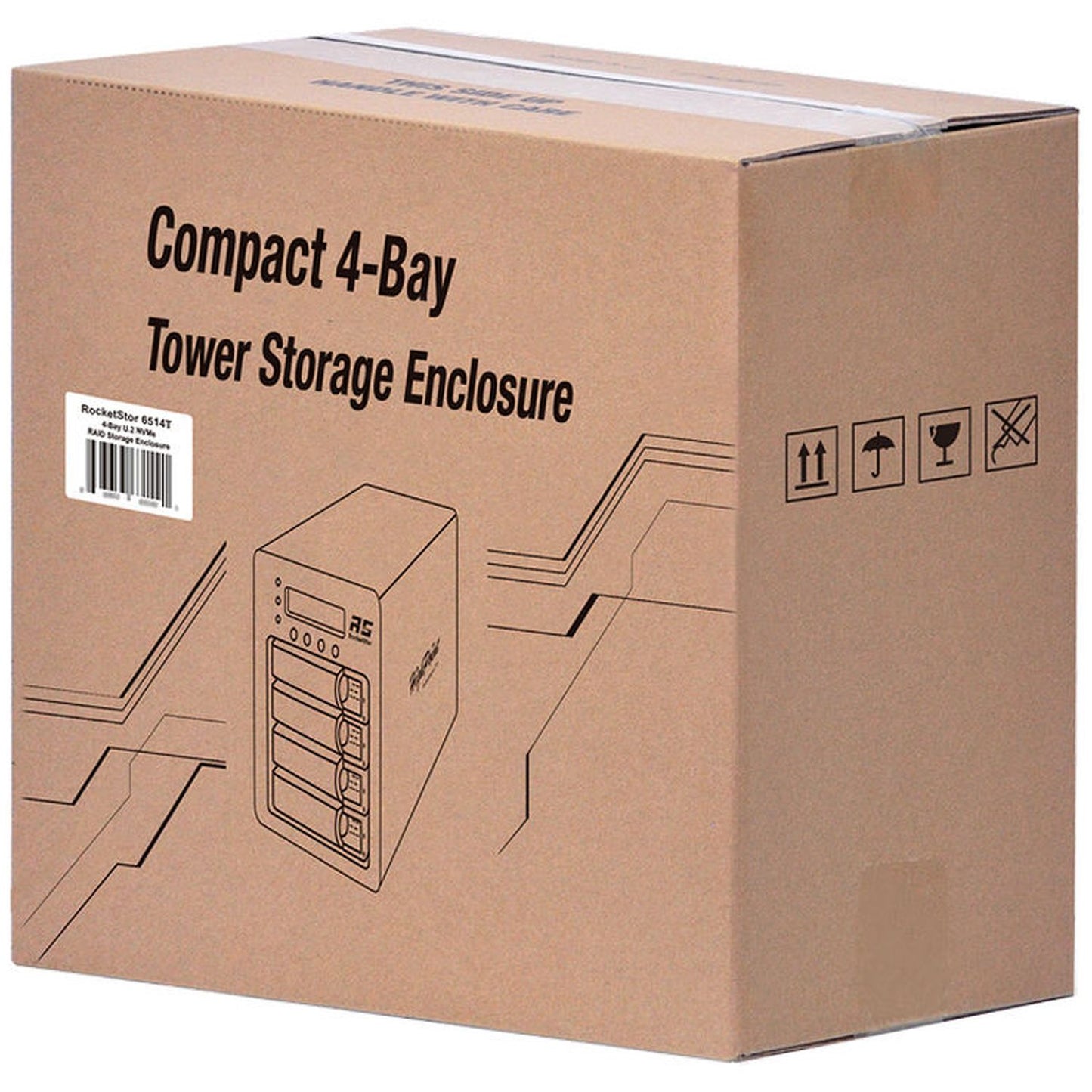 HighPoint SSD6540 PCIe 3.0 x8 4-Bay U.2 NVMe RAID Enclosure