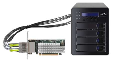 HighPoint SSD6540 PCIe 3.0 x8 4-Bay U.2 NVMe RAID Enclosure