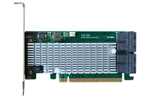 HighPoint SSD7120 PCIe 3.0 x16 4-Channel U.2 NVMe RAID Controller