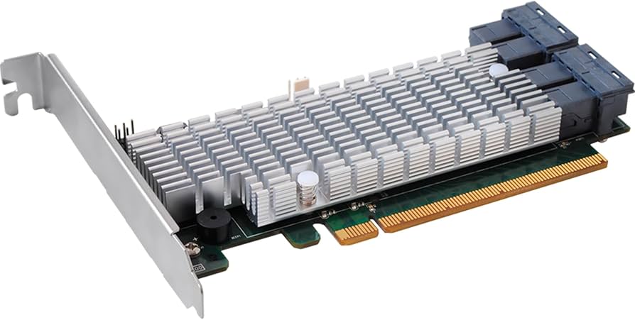 HighPoint SSD7120 PCIe 3.0 x16 4-Channel U.2 NVMe RAID Controller
