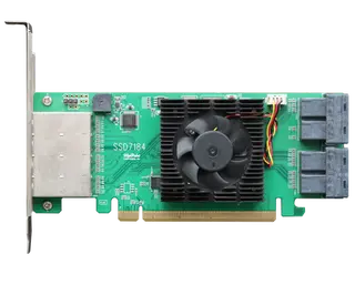 HighPoint SSD7184 PCIe Gen3 x16 8-Channel NVMe RAID Controller