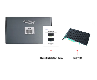 Contrôleur RAID HighPoint SSD7204 PCIe 3.0 x8 M.2 NVMe