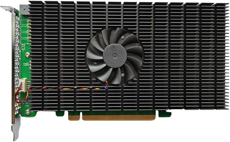 Contrôleur RAID HighPoint SSD7505 PCIe 4.0 x16 4 ports M.2 NVMe