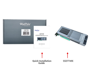 HighPoint SSD7749E PCIe 4.0 x16 8x E1.S NVMe RAID Controller