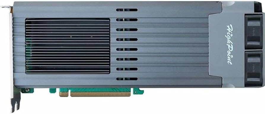 HighPoint SSD7749M PCIe 4.0 x16 8x M.2 NVMe RAID Controller