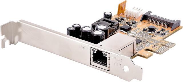 Carte réseau StarTech PCIe PoE+ 2,5 Gbit/s avec 1 port RJ45 – ST1000PEXPSE