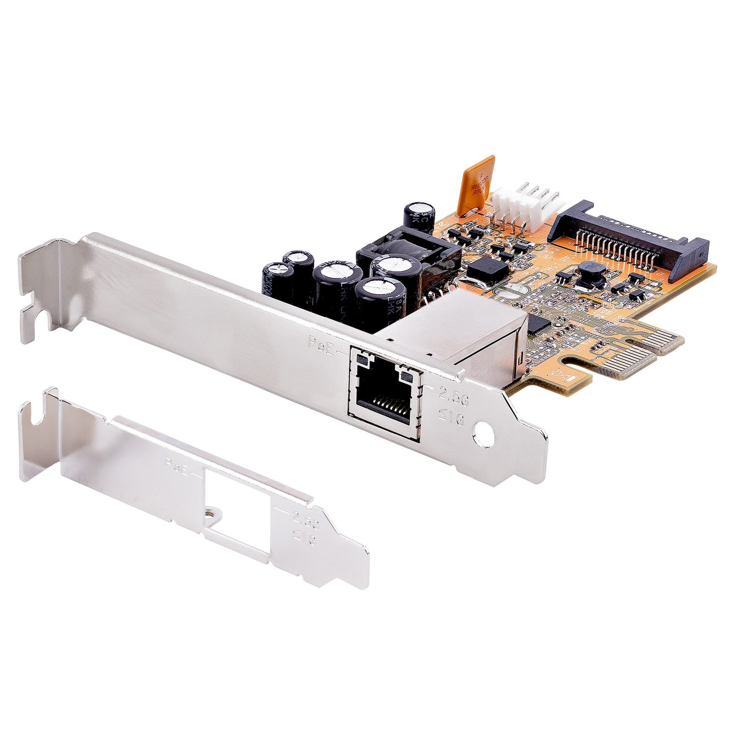 Carte réseau StarTech PCIe PoE+ 2,5 Gbit/s avec 1 port RJ45 – ST1000PEXPSE
