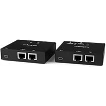 StarTech HDMI CAT6 Extender with USB, 165ft, 1080p, 4-Port USB Hub