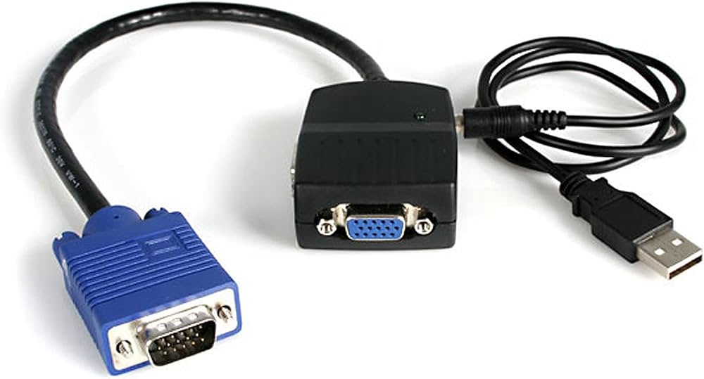 Répartiteur vidéo VGA 2 ports StarTech, alimentation USB – ST122LE
