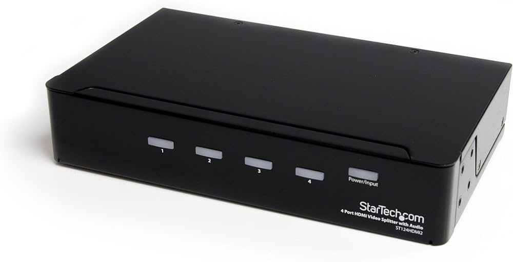 Répartiteur vidéo HDMI haute vitesse 4 ports StarTech, ST124HDMI2