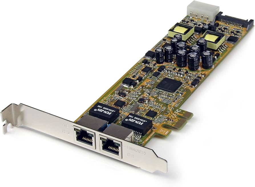 StarTech Dual Port PCIe Gigabit Ethernet PoE Network Card