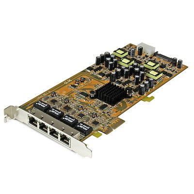 StarTech 4-Port Gigabit PoE PCIe Network Card - ST4000PEXPSE
