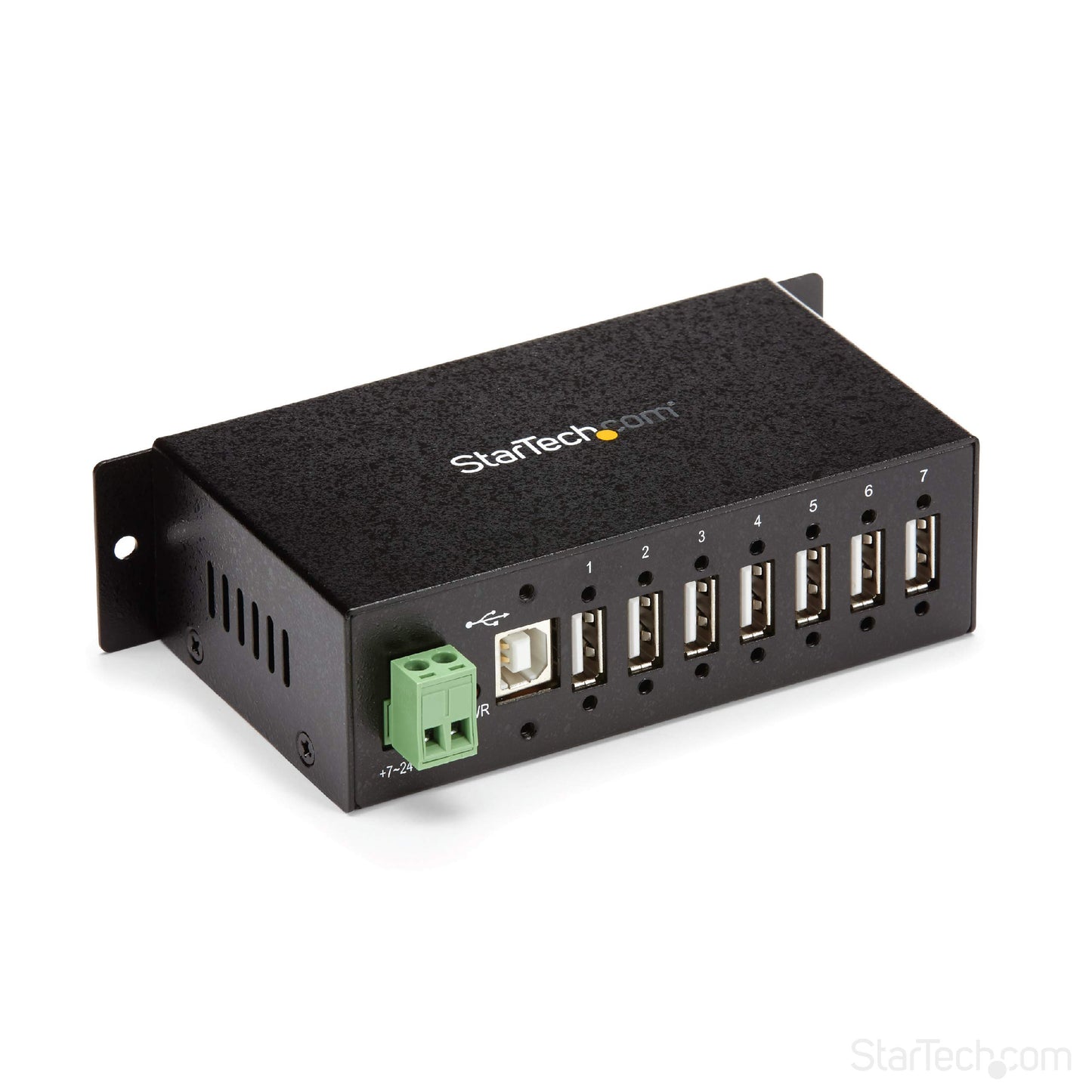 StarTech ST7200USBM 7-Port Industrial USB 2.0 Hub, DIN/Rail/Desk Mountable