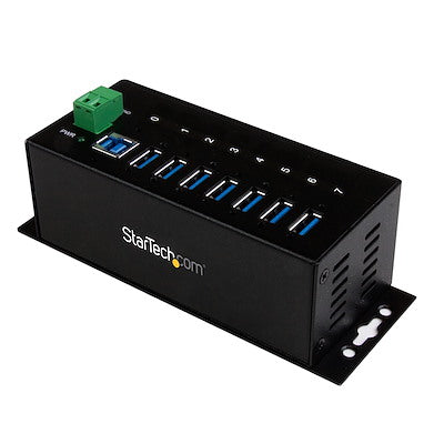 StarTech ST7300USBME 7-Port Industrial USB 3.0 Hub - Metal Housing