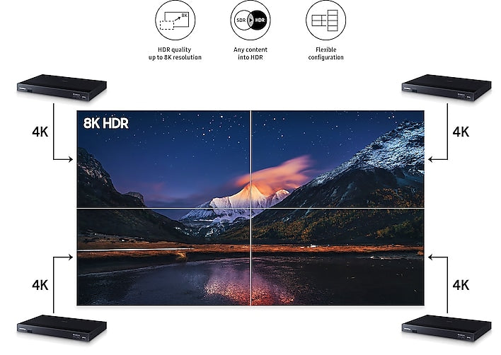 Boîtier LED à vision directe Samsung P2.0 SUB-IF020R-F