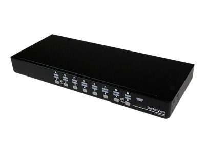 StarTech 16-Port 1U Rack Mount USB KVM Switch, VGA, SV1631DUSBU