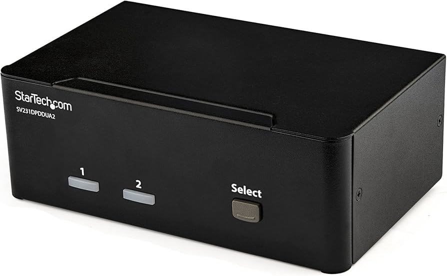 StarTech 2-Port Dual-Monitor DisplayPort KVM Switch - 4K60 - SV231DPDDUA2