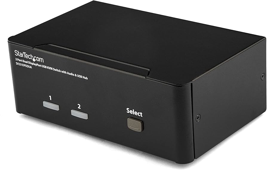 StarTech 2-Port Dual DisplayPort USB KVM Switch SV231DPDDUA