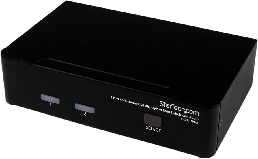 StarTech 2-Port USB DisplayPort KVM Switch SV231DPUA
