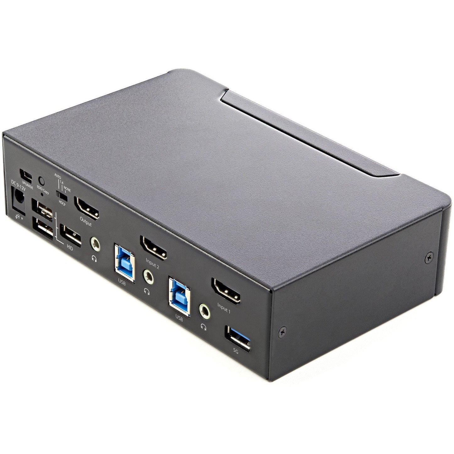 StarTech 2-Port HDMI KVM Switch with USB Hub, 4K 60Hz SV231HU34K6