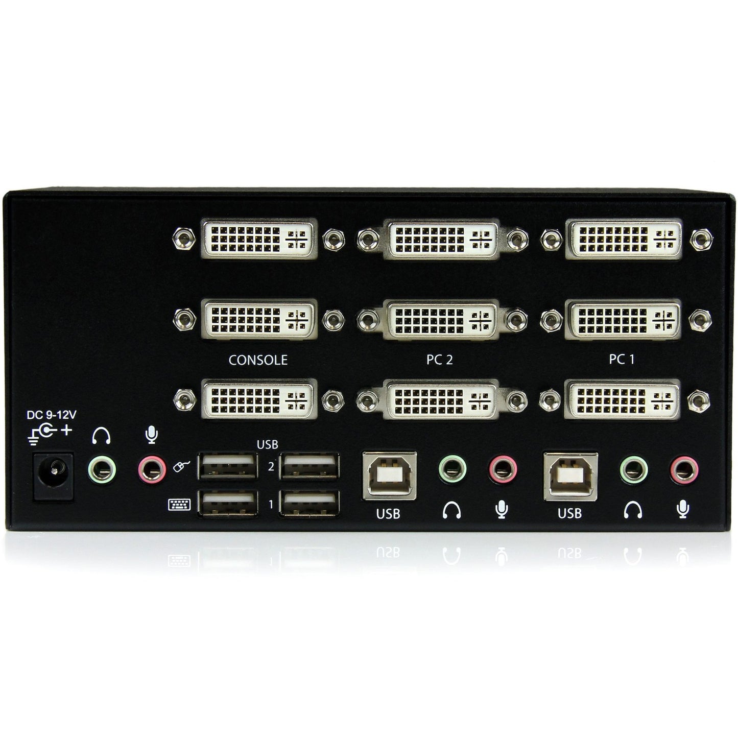 STARTECH 2-Port Triple Monitor DVI USB KVM Switch, SV231TDVIUA