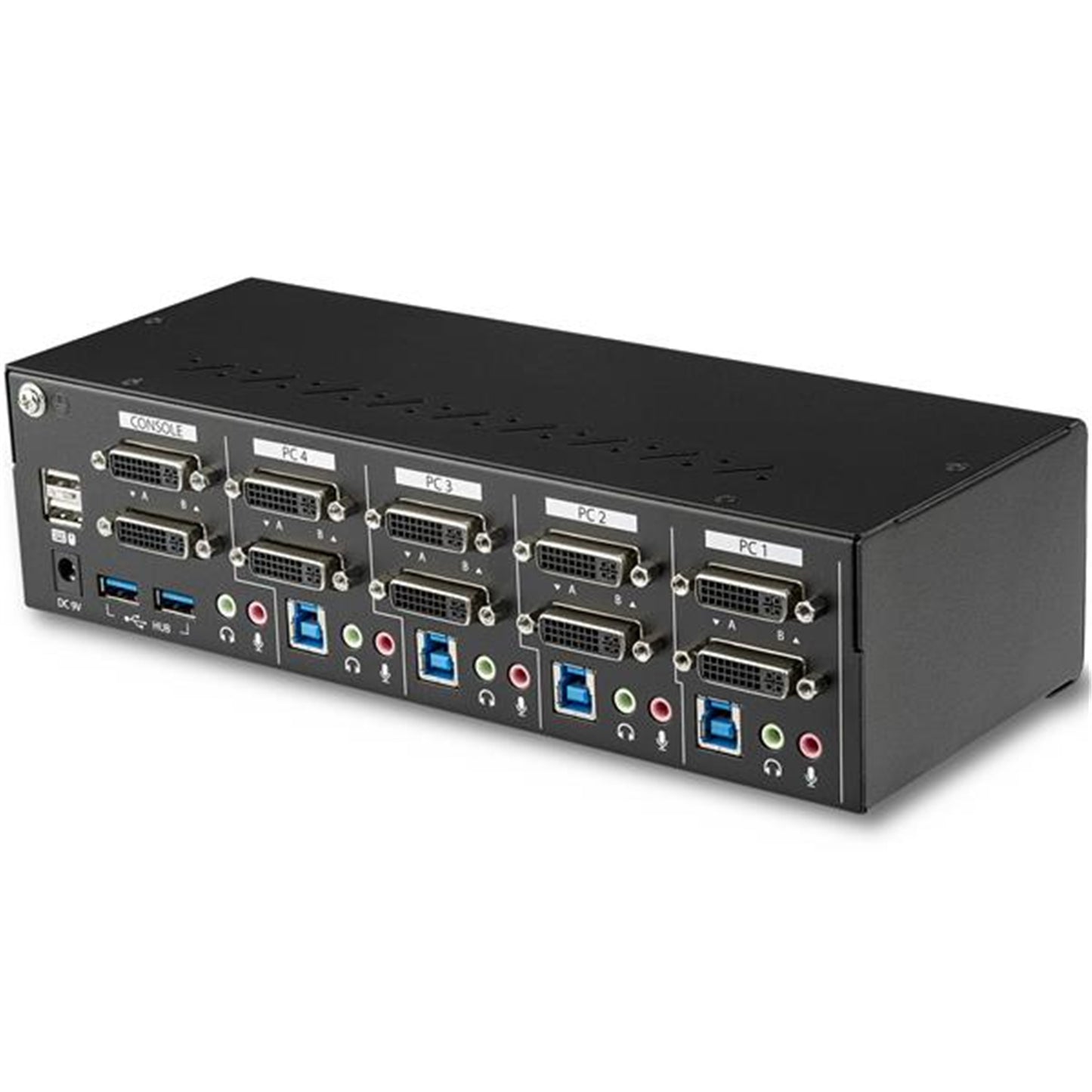 STARTECH 4-Port Dual Monitor DVI KVM Switch SV431DL2DU3A