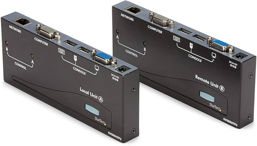 STARTECH USB VGA KVM Console Extender over CAT5, 150m Range