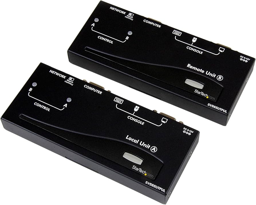 STARTECH USB VGA KVM Console Extender over CAT5, 150m Range