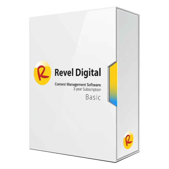 Licence de base ViewSonic Revel Digital CMS, 3 ans, appareil unique