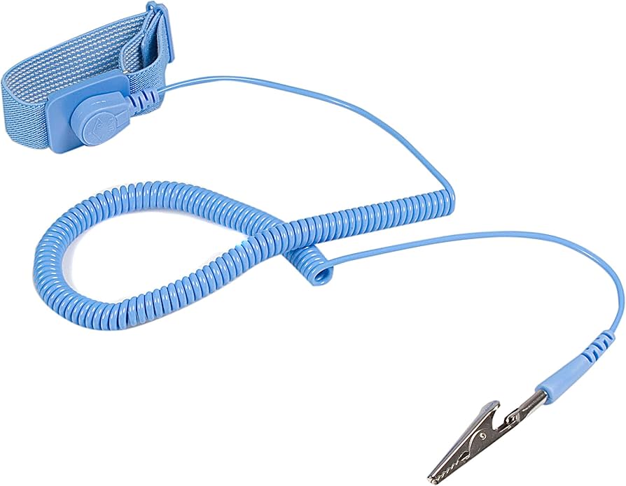 StarTech ESD Anti-Static Wrist Strap Band, Blue, SWS100