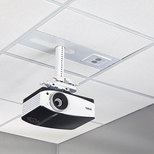 Système de rangement au plafond pour projecteur CHIEF SYS474UW (0 à 12 po), blanc