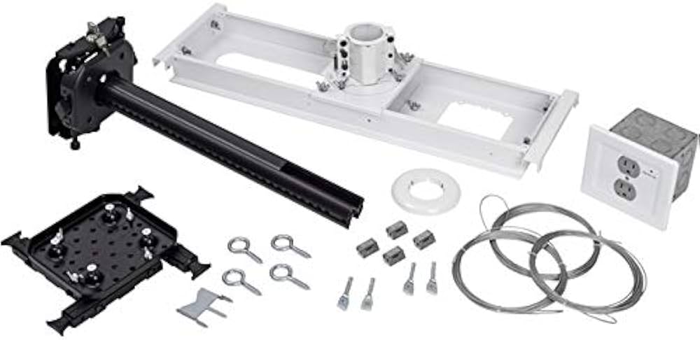 Chief SYSAUBP2 Projector Mount Kit with Power, Black