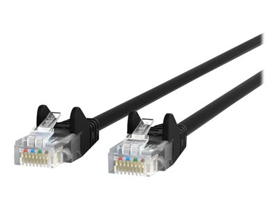 Belkin 20ft Cat5e UTP RJ45M/M Black Patch Cable